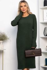 Платье трикотажное Уютный вечер (хаки) П14359-25М LT Collection