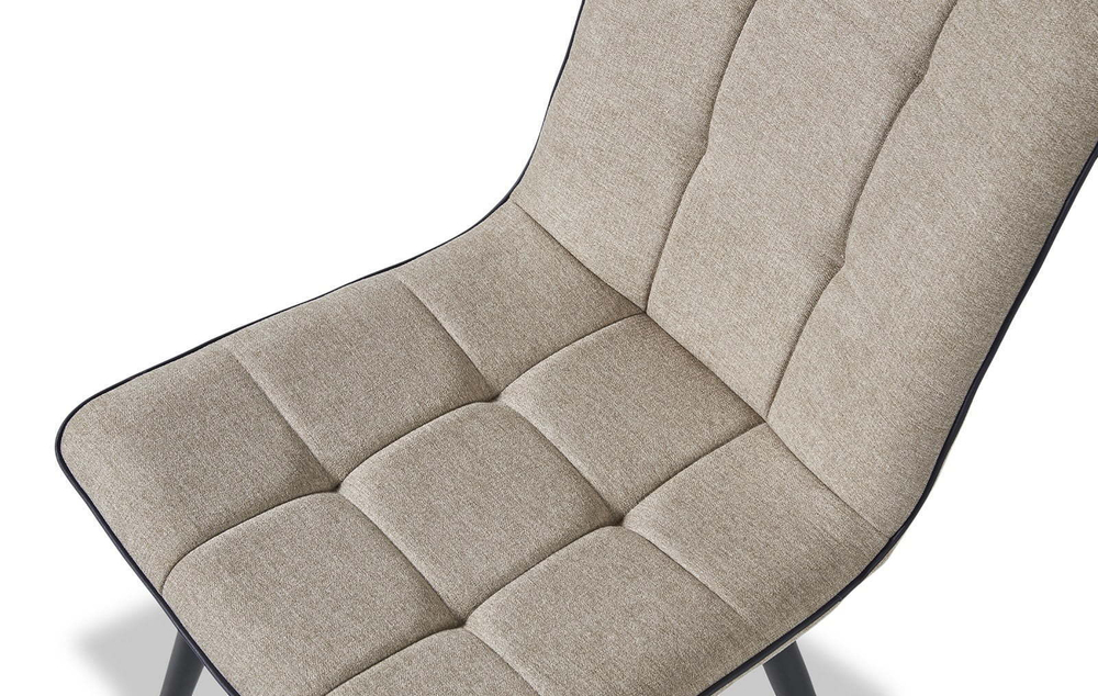 Стул SKY6800-1 бежевый/черный