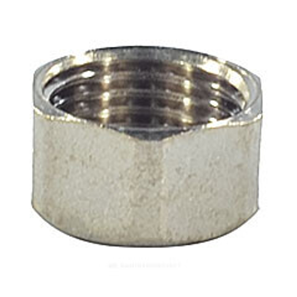 Заглушка латунь никель Ду 40 (1 1/2") ВР SantechSystems
