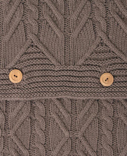 Элитная наволочка декоративная Imperio 46 коричневая от Luxberry фрагмент