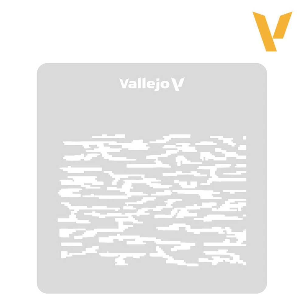 Hobby Stencils: Pixelated Modern Camo