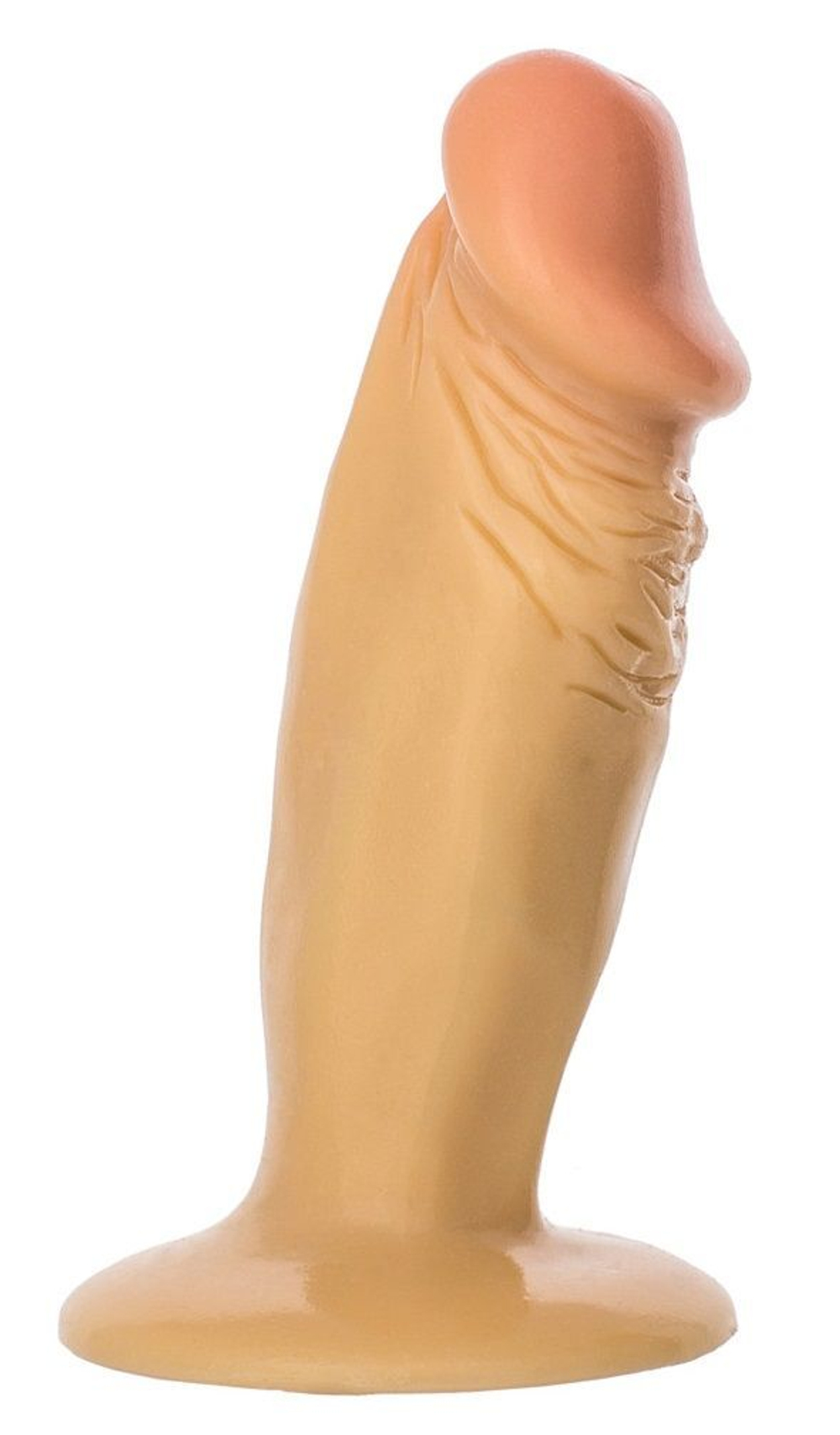 Пробка-фаллос телесного цвета - 11,5 см. (Цвет: телесный)