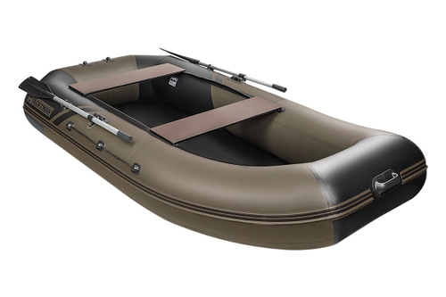 YACHTMAN-300 М (Яхтман) хаки\черный (лодка ПВХ с усилением)