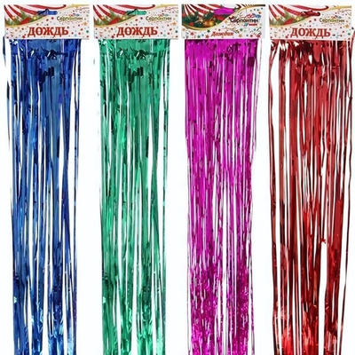 Дождик тонкий цветной 1,5м