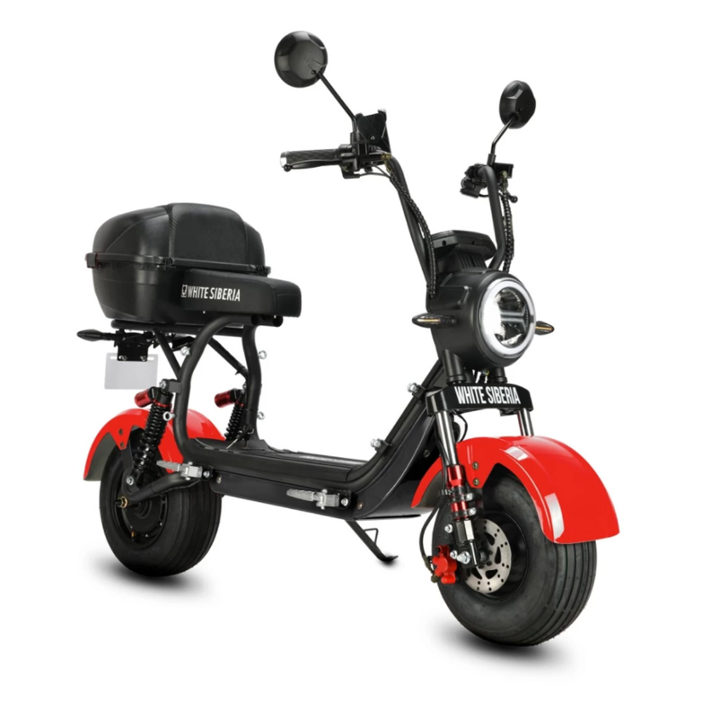 Электроскутер WHITE SIBERIA MINI R 3.0 60V RED (Красный)