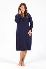 Ночная сорочка Миндаль-1 Виотекс ТЁМНО-СИНИЙ