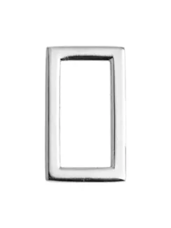 Рамка декоративная, Италия, 26 мм, металл, серебро