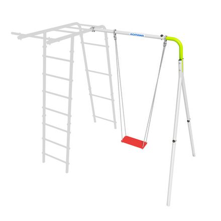 Дополнительный комплект к дачному комплексу ROMANA *только для высоты балки качелей 2050 мм. (серый-желтый) (фанерные качели)