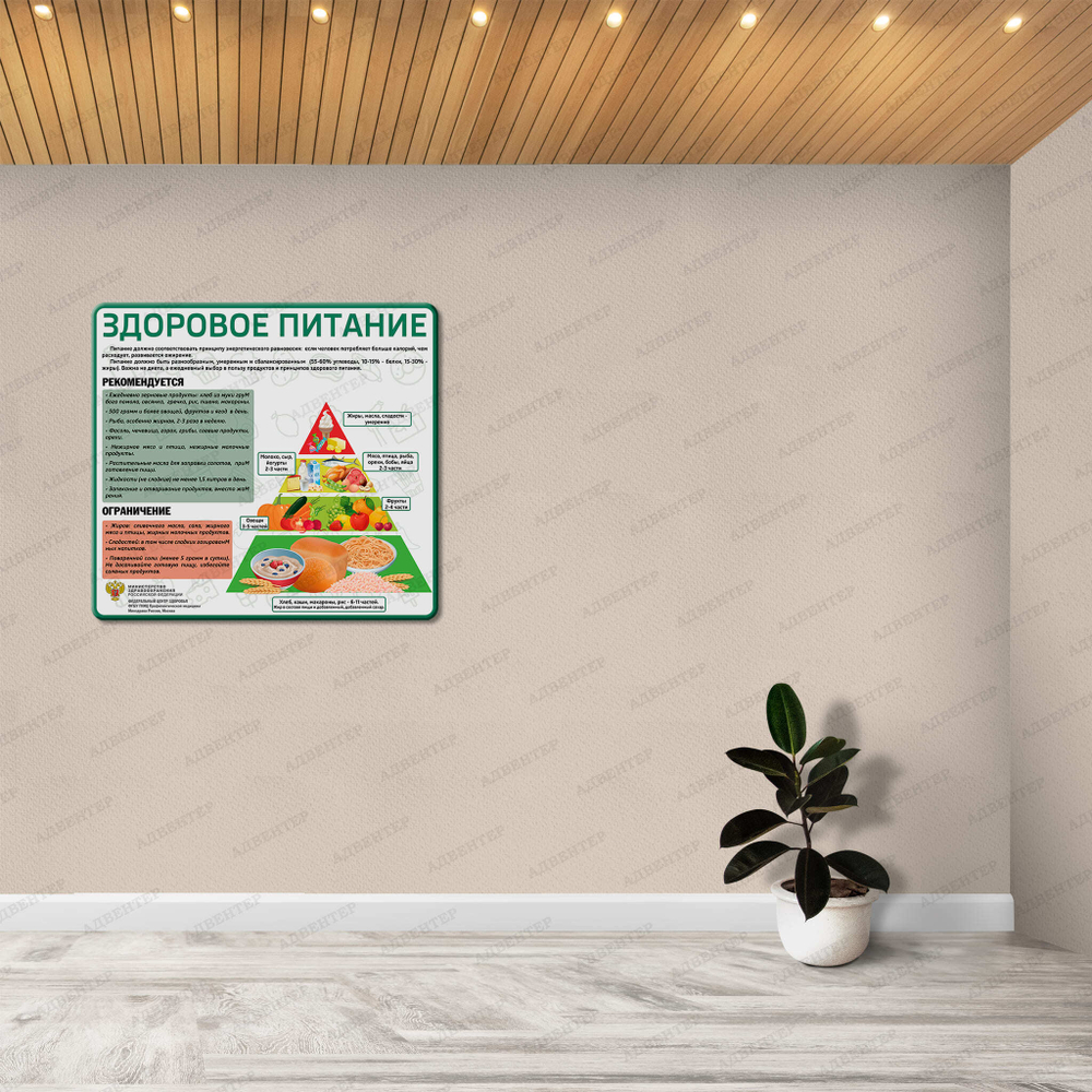 Стенд Здоровое питание 3001
