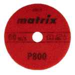 Круг шлифовальный черепашка 100 мм P800 мокрое шлифование Matrix