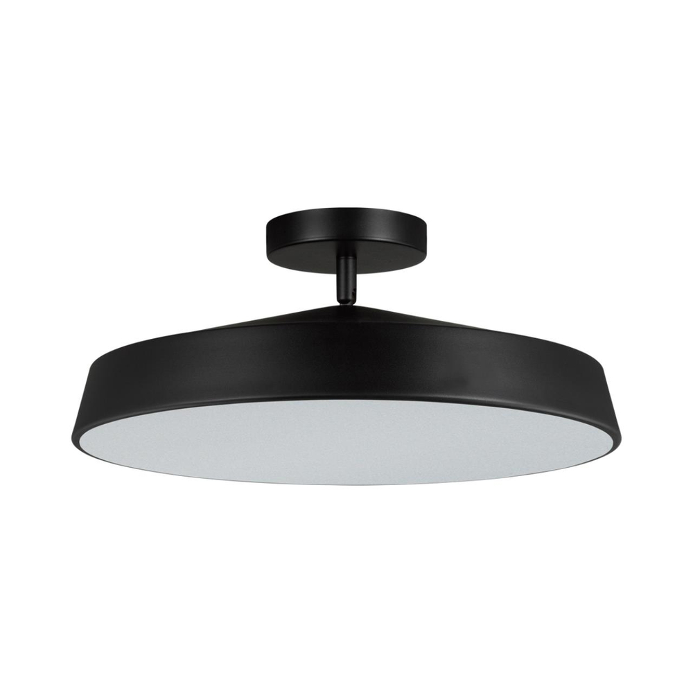 7656/48L MITRA LED SN 547 Светильник пластик/белый/черный LED 48Вт 4000K D400 IP20 MIRA BLACK