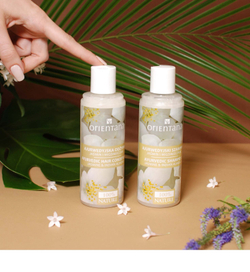 Orientana Ayurvedic Hair Shampoo Jasmine & Indian Almond - шампунь против истончения и выпадения волос /   210  ml  / GTIN 5902596416720