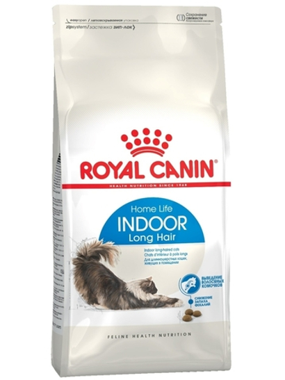 Сухой корм Royal Canin Indoor Long Hair для длинношерстных кошек живущие в помещении, 400 г