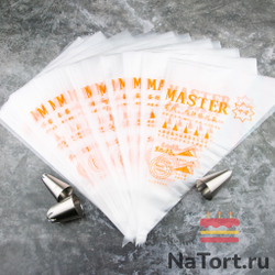 Мешки кондитерские одноразовые M (100 шт)