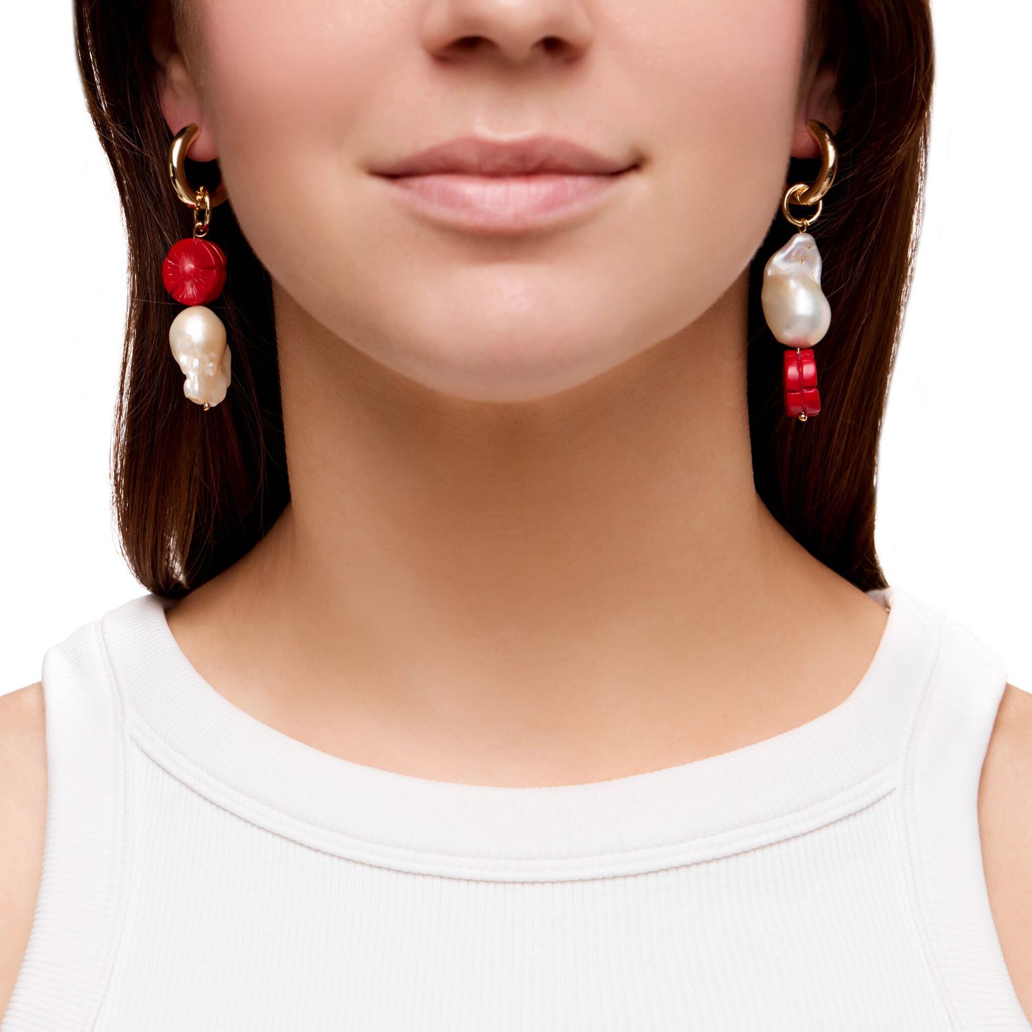 Серьги/подвески на купальник Spainish Passion Earrings - Red