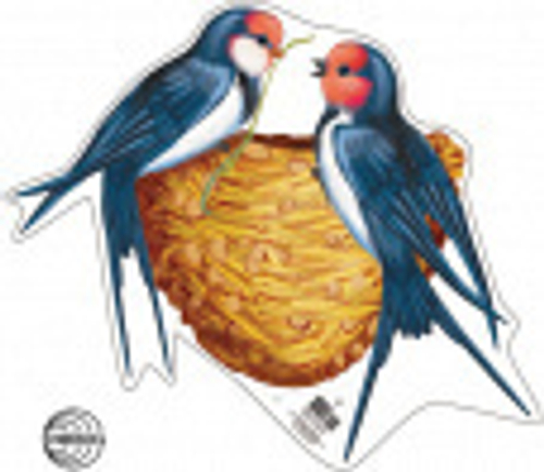 Вырубка"Ласточки в гнезде"