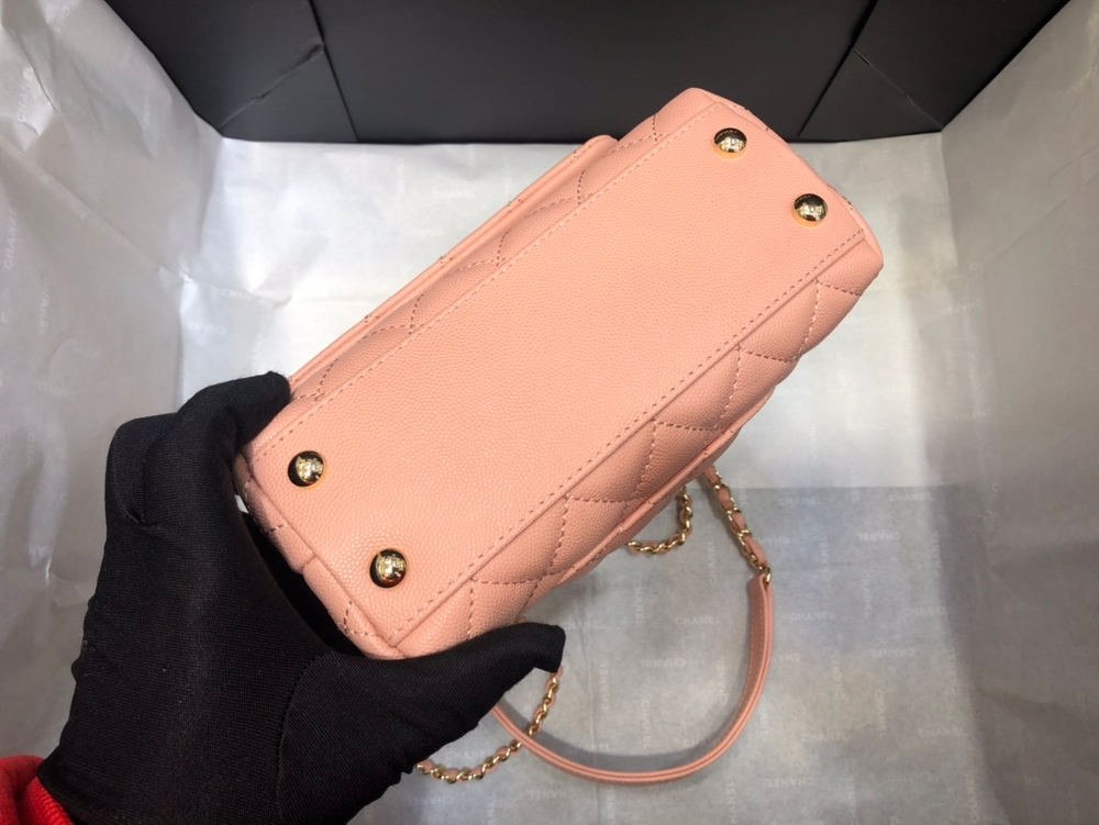 Chane1 Coco Handle Bag 19 cm