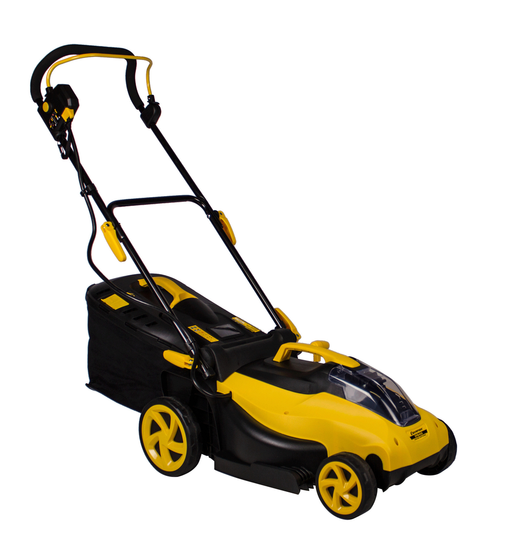 Газонокосилка аккумуляторная 36V Champion EMB400 38см 45л 13кг без АКБ и ЗУ