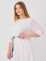 Платье на резинке с поясом