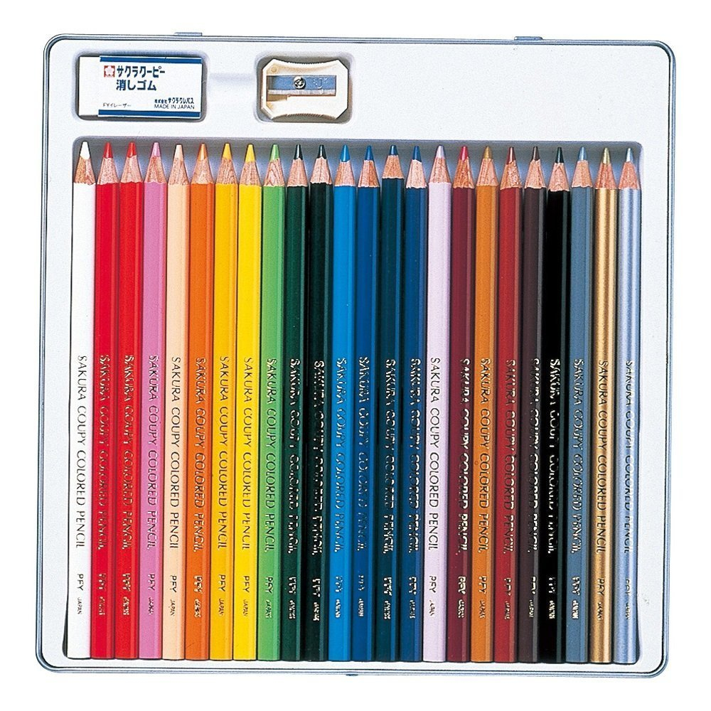 Цветные карандаши Sakura Coupy Colored Pencil (24 шт.)