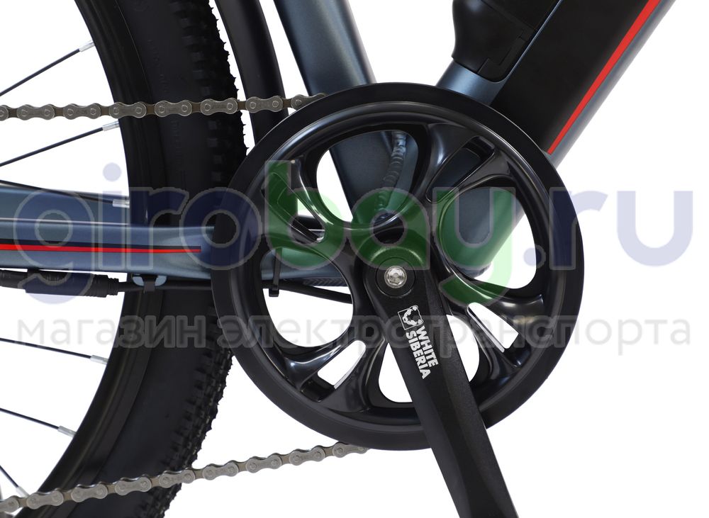 Электровелосипед WHITE SIBERIA CAMRY ALLROAD 500W 36V/11A Snegir (Синий) фото 20 фото №21