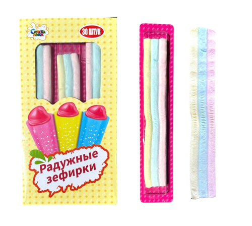 Зефир с мармеладом "Радужные зефирки" 24бл*30шт 10г