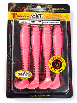 Виброхвосты съедобные LJ Pro Series TIOGA FAT 4.5in (11.40)/F05 4шт.