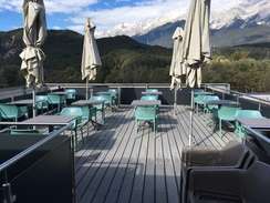 Пластиковый стол ClipX 80х80 см черный