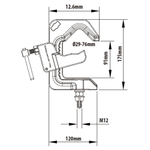 Зажим KUPO KCP-151 RATCHETING JAW C CLAMP