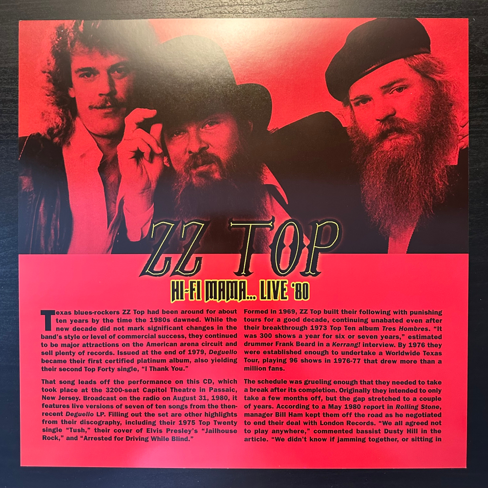 ZZ-Top - Hi-Fi Mama... Live '80 (Европа 2016г.)