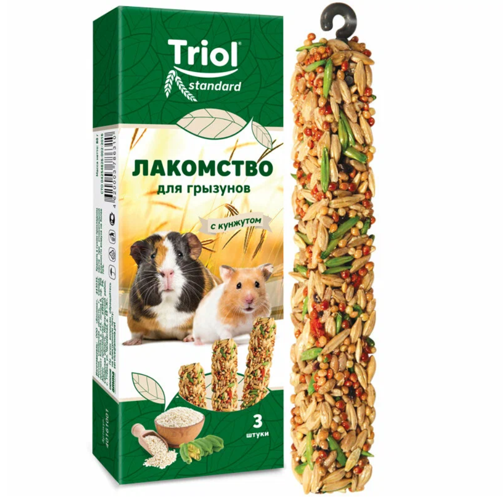 Корм Triol для грызунов с кунжутом 80 гр
