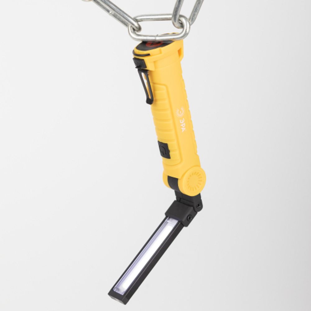 Светодиодный фонарь ЭРА Рабочие Практик AA-901 многофункциональный СОВ+LED 3Вт магнит, крючок, клипса | Рабочие  фонари