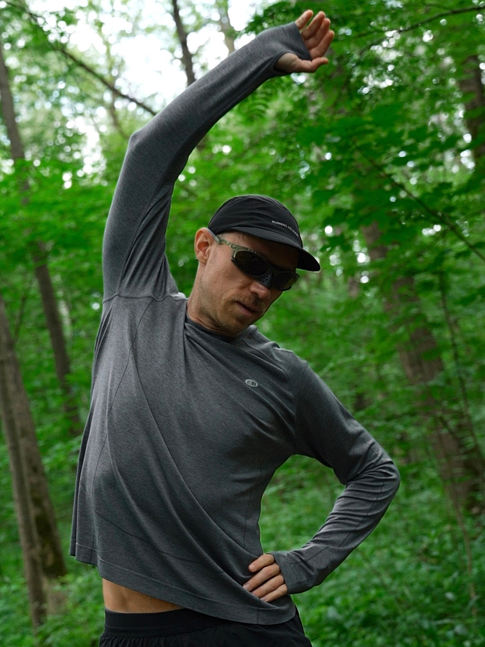 Лонгслив Nothomme Blue Seamless Knit Mesh Running Long Sleeve "Graphite Grey"