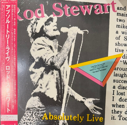 Виниловая пластинка Rod Stewart ‎– Absolutely Live 2LP