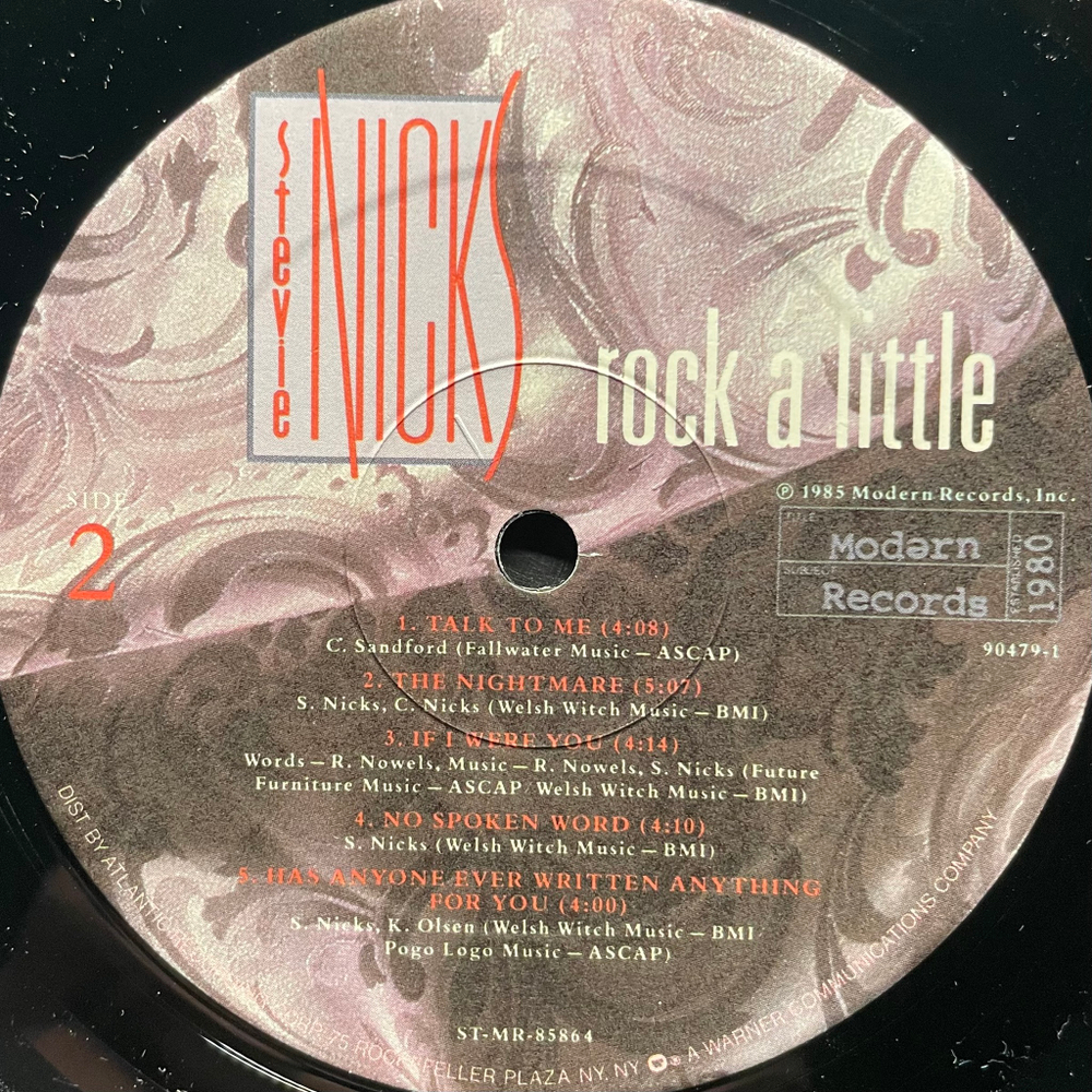 Stevie Nicks - Rock A Little (США 1985г.)