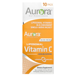 Aurora Nutrascience, Micro-Pack+®, липосомальный витамин C, 10 пакетиков по 7 мл (0,24 жидк. унции)