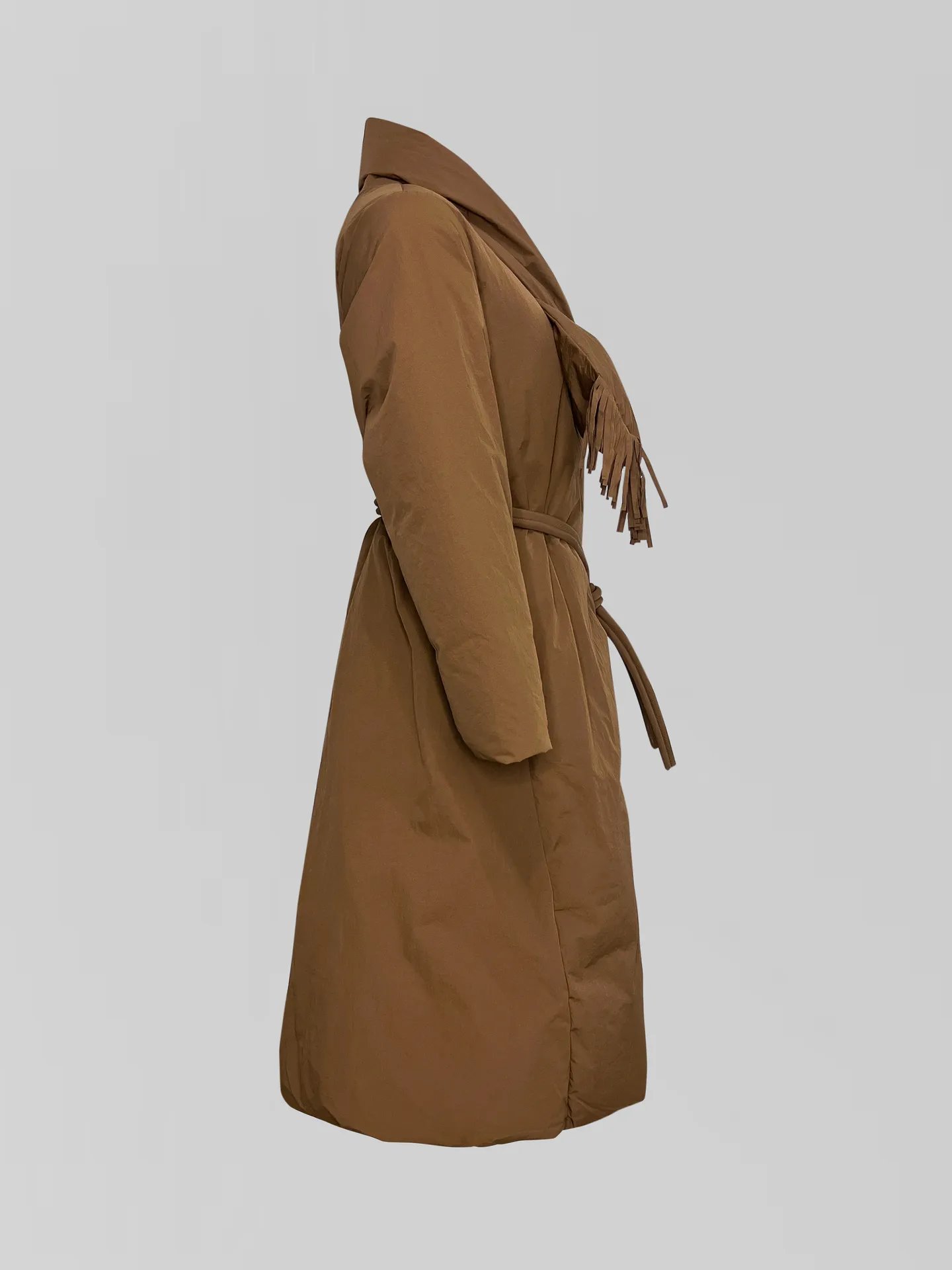 Куртка-одеяло однотонная с шарфом