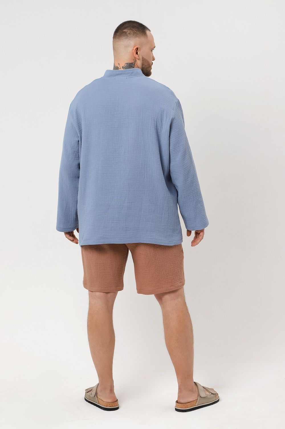 Джемпер мужской Баунти-4 Виотекс СЕРО-ГОЛУБОЙ