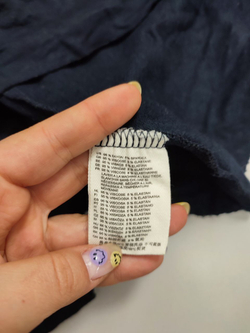 Юбка H&M темно-синяя 44 размер