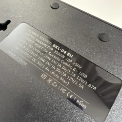 Сетевой фильтр с предохранителем, быстрая usb и type-c зарядка, пилот удлинитель для компьютера с заземлением, 2 метра