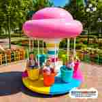 Электрическая карусель детская 4KIDS "Мороженое"