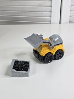 Конструктор блочный Автомобиль Спецтехнка с фигурками (200408409)