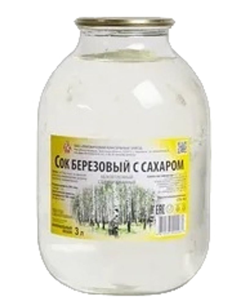 Сок Березовый с сахаром 3л. Ляховичский КЗ