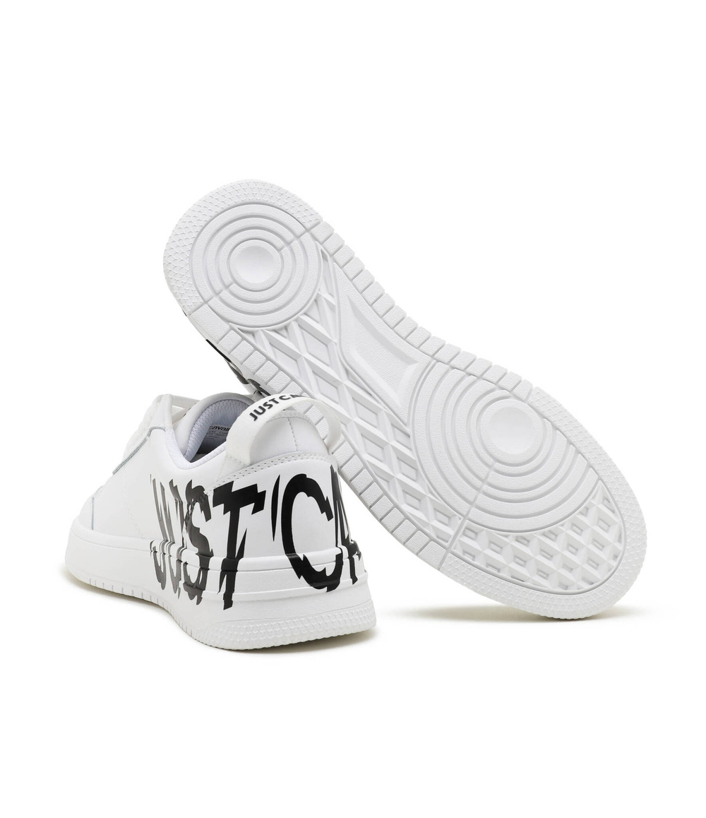 Кожаные кроссовки Just Cavalli - белый(76QA3SM5ZP397)