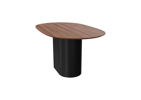 Стол обеденный Type овальный 160*95 см (орех/черный)