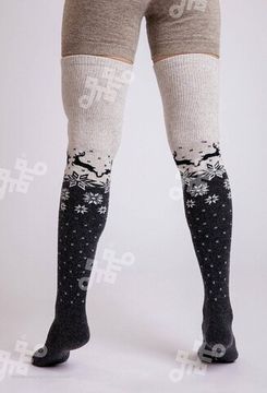 Чулки из  монгольской шерсти