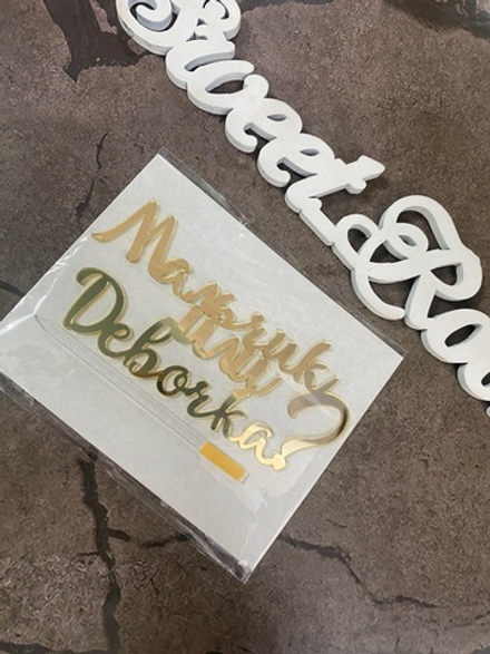 Топпер акрил мальчик или девочка нов61