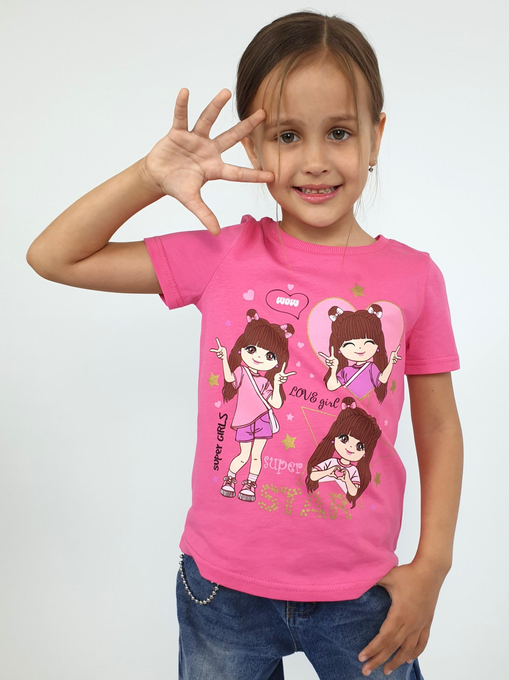 6-91-3 Футболка для девочки