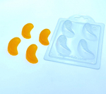 Пластиковая форма для шоколада "Дольки цитруса мини"