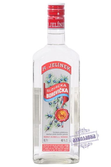 Елинек. Настойка горькая можжевеловая словацкая Боровичка 0,7л 45%